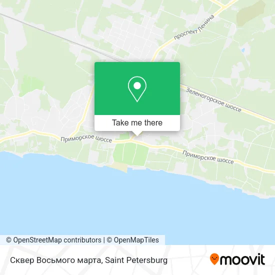 Сквер Восьмого марта map