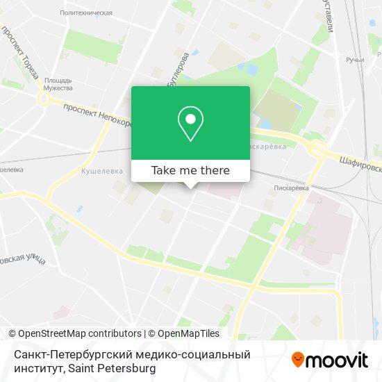 Санкт-Петербургский медико-социальный институт map