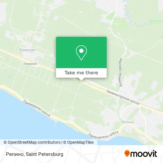 Репино map