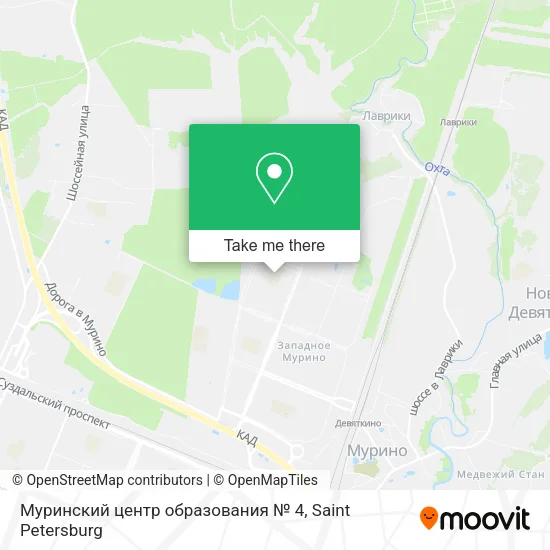 Муринский центр образования № 4 map