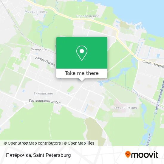 Пятёрочка map