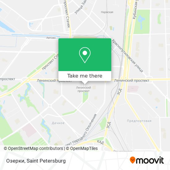 Озерки map