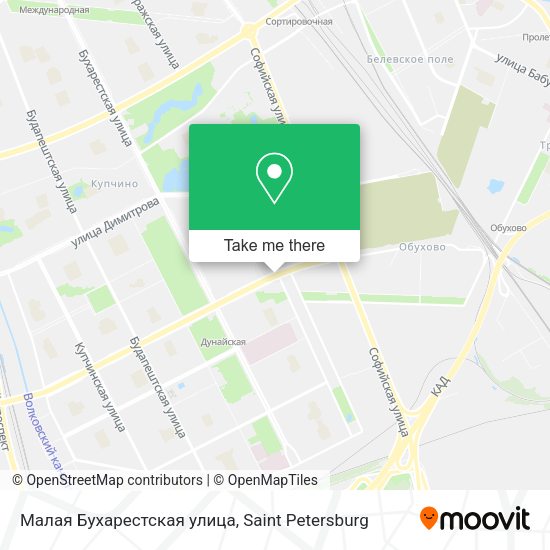 Малая Бухарестская улица map