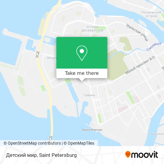 Детский мир map