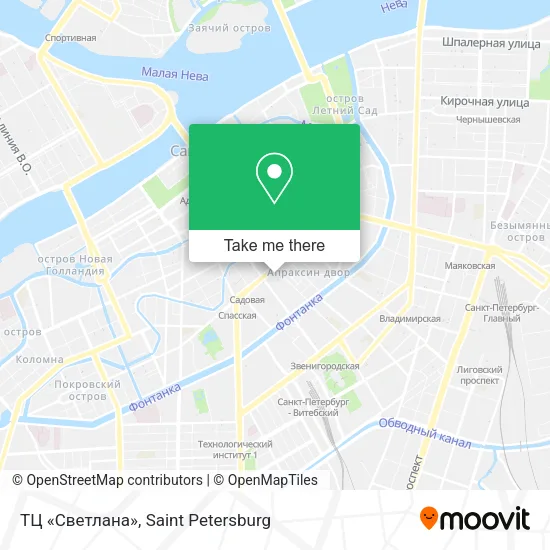 ТЦ «Светлана» map