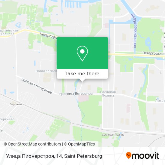 Улица Пионерстроя, 14 map