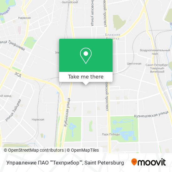 Управление ПАО ""Техприбор"" map
