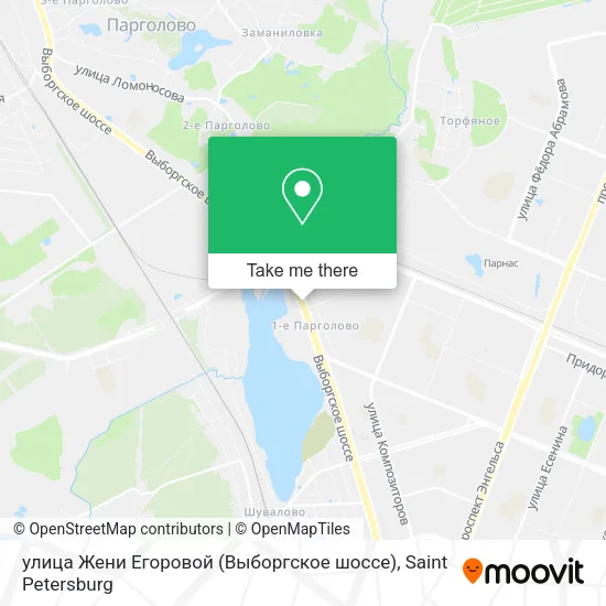 улица Жени Егоровой (Выборгское шоссе) map