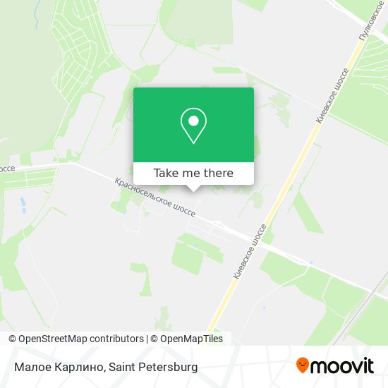 Малое Карлино map