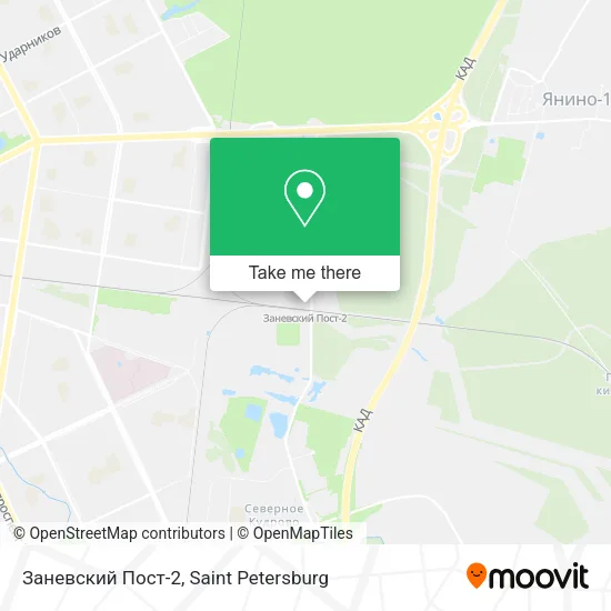 Заневский Пост-2 map