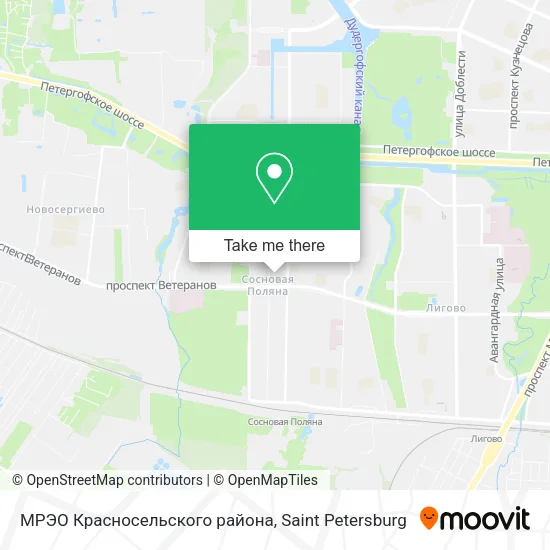 МРЭО Красносельского района map