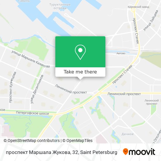 проспект Маршала Жукова, 32 map