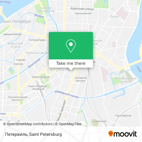 Петервиль map