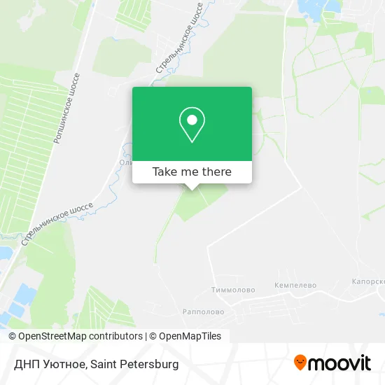 ДНП Уютное map