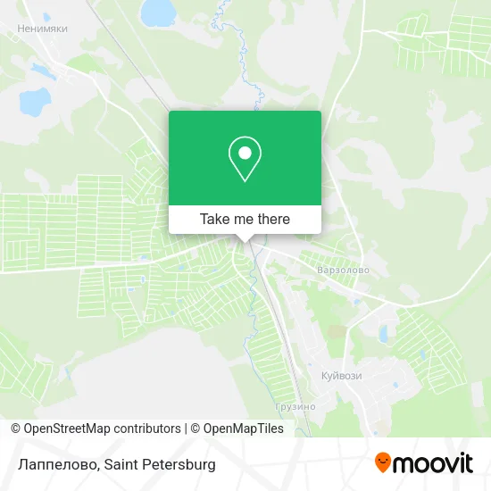 Лаппелово map