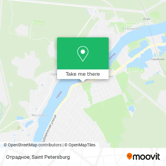 Отрадное map