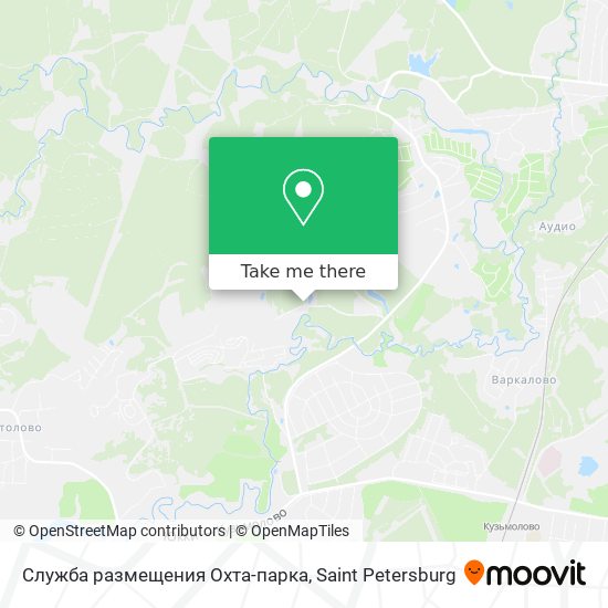 Служба размещения Охта-парка map