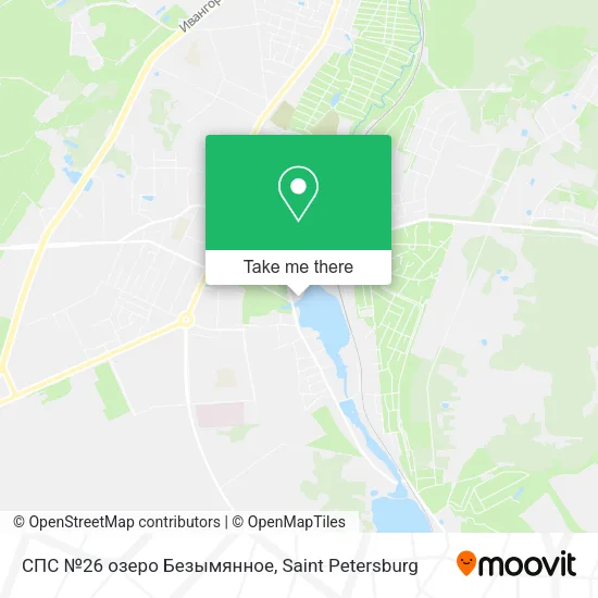 СПС №26 озеро Безымянное map