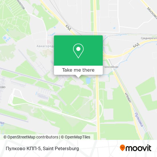 Пулково КПП-5 map