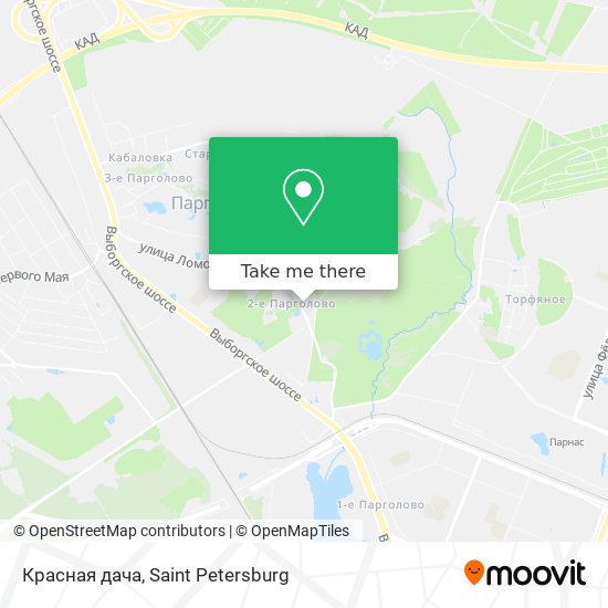 Красная дача map