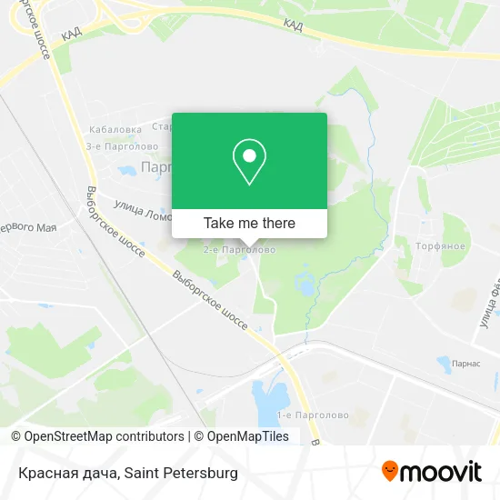 Красная дача map
