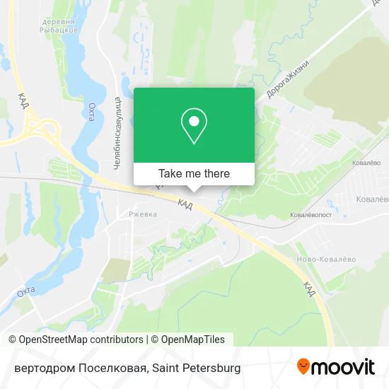 вертодром Поселковая map