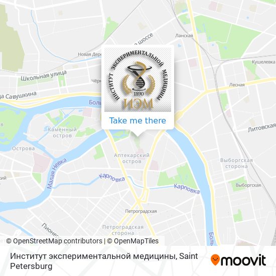 Институт экспериментальной медицины map
