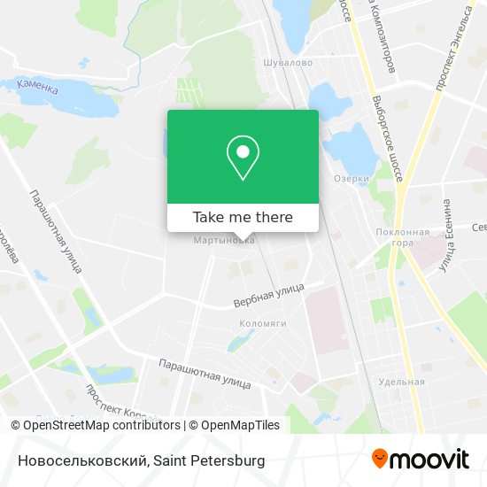 Новосельковский map