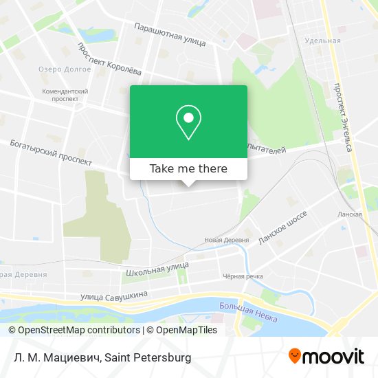 Л. М. Мациевич map