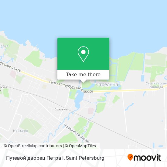 Путевой дворец Петра I map