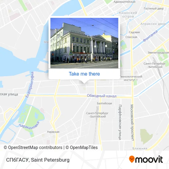 СПбГАСУ map