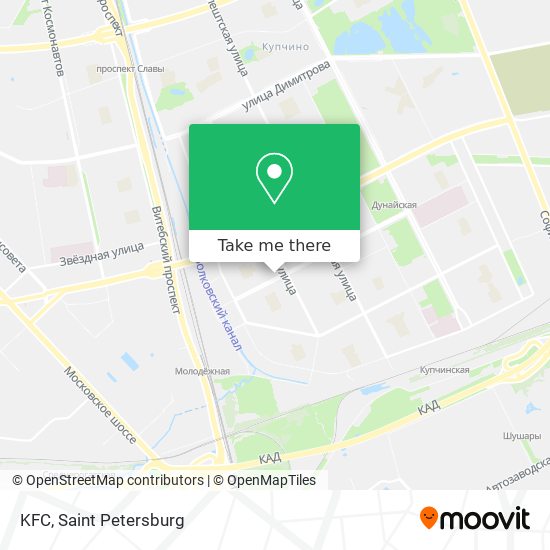 KFC map
