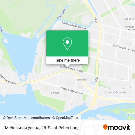 Мебельная улица, 25 map