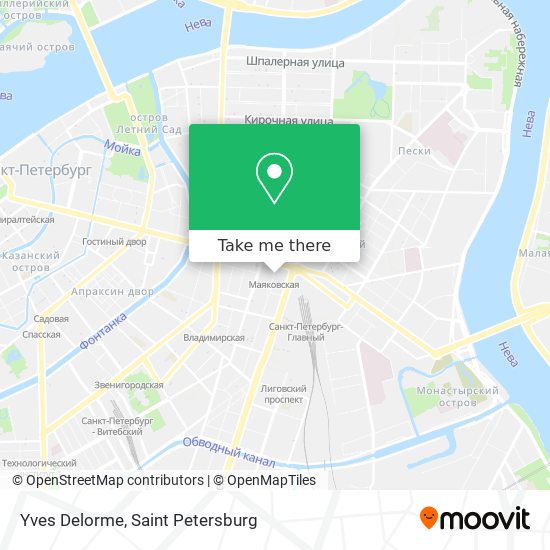 Yves Delorme map