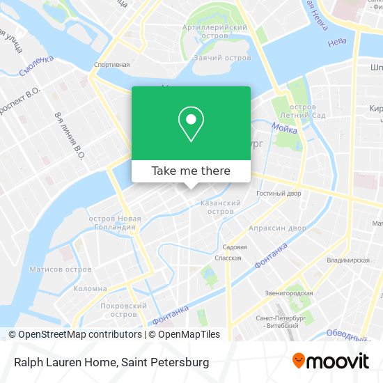 Ralph Lauren Home map