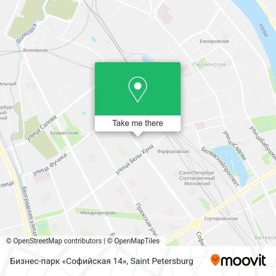 Бизнес-парк «Софийская 14» map
