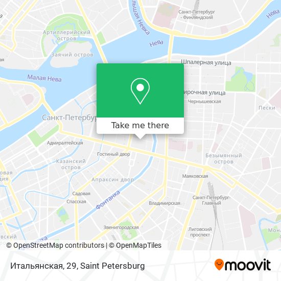 Итальянская, 29 map