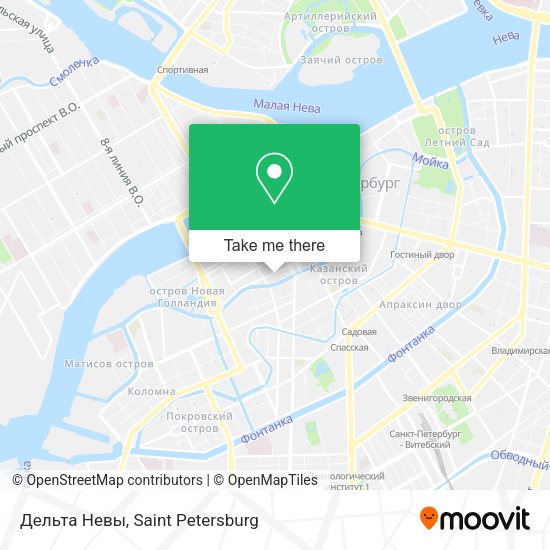 Дельта Невы map