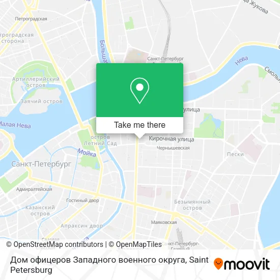Дом офицеров Западного военного округа map