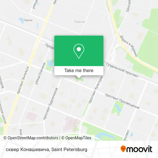 сквер Конашевича map