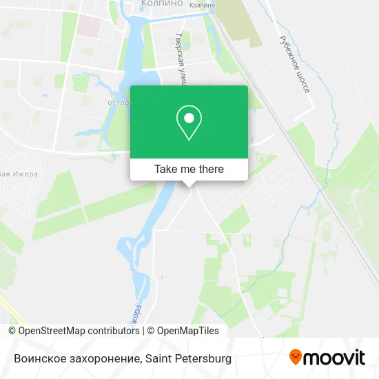 Воинское захоронение map