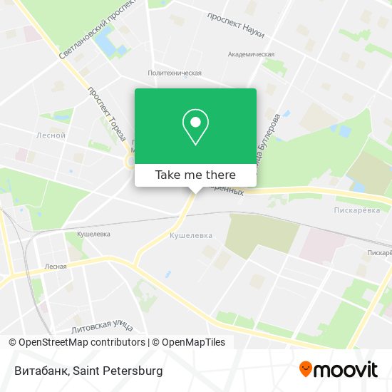 Витабанк map