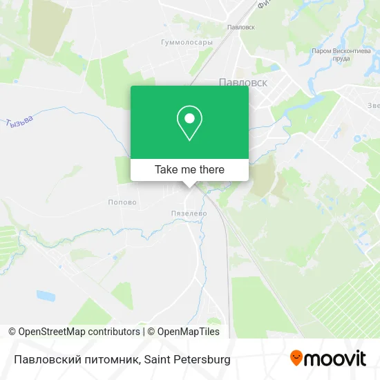 Павловский питомник map