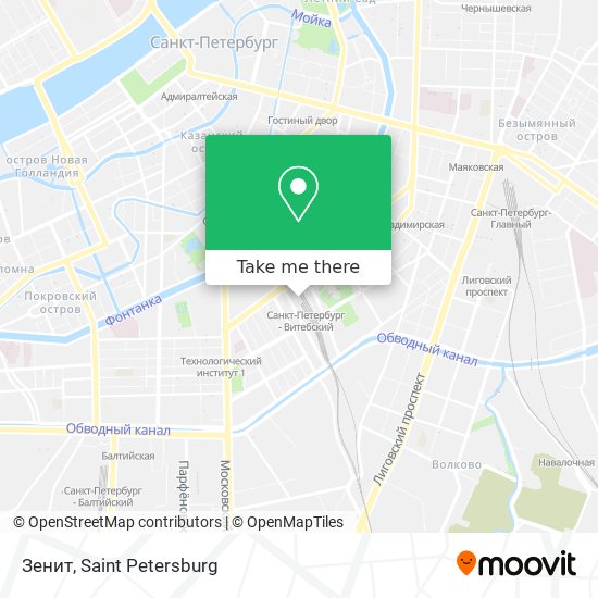 Зенит map