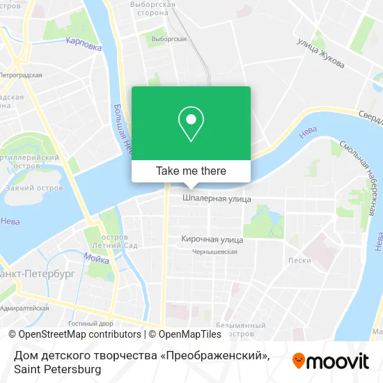 Дом детского творчества «Преображенский» map