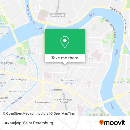 Аквафор map