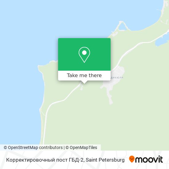 Корректировочный пост ГБД-2 map
