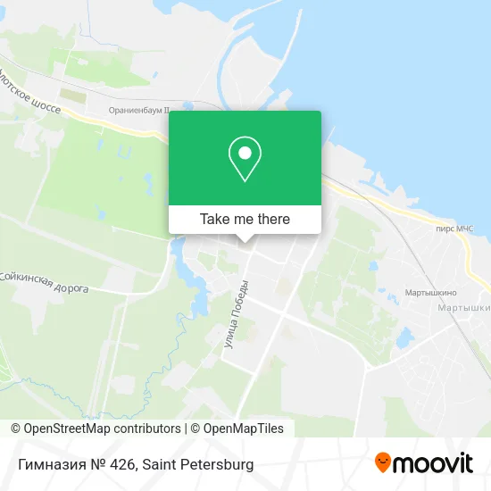 Гимназия № 426 map