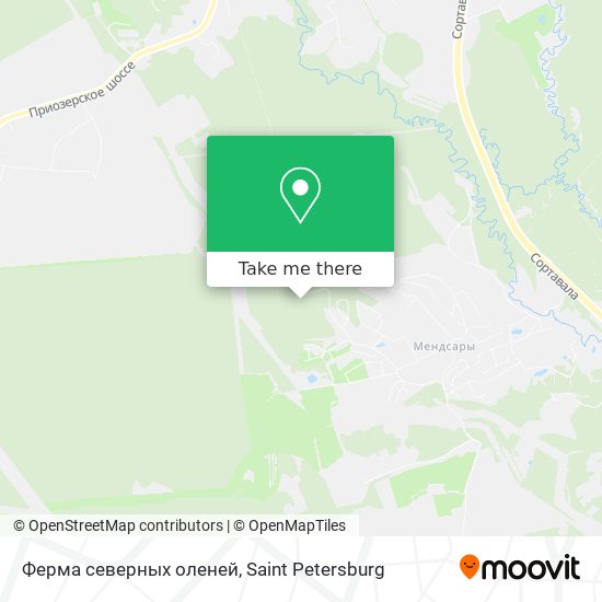 Ферма северных оленей map