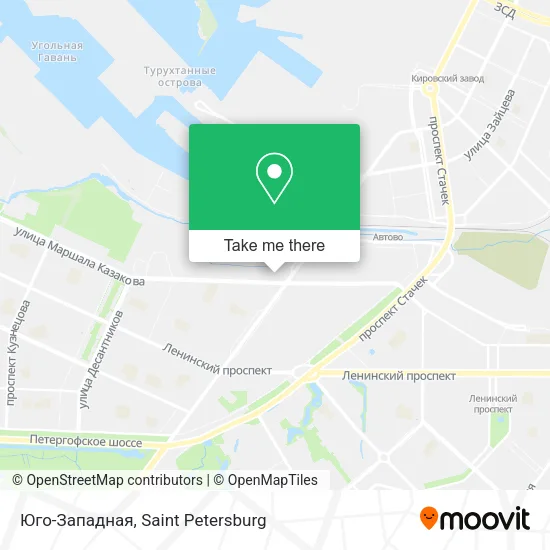 Юго-Западная map
